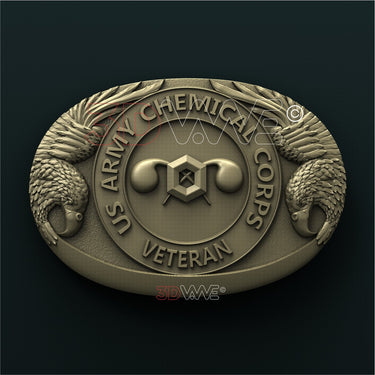 US ARMY CHEMICAL CORPS VETERAN 3D STL 3DWave